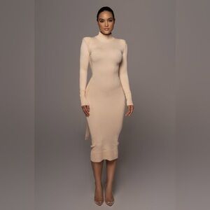 Cream under your spell dress by jluxlabel